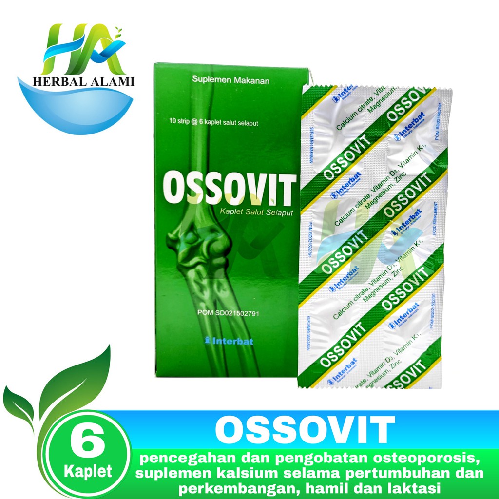 OSSOVIT PERSETRIP - Vitamin Untuk Tulang dan Sendi