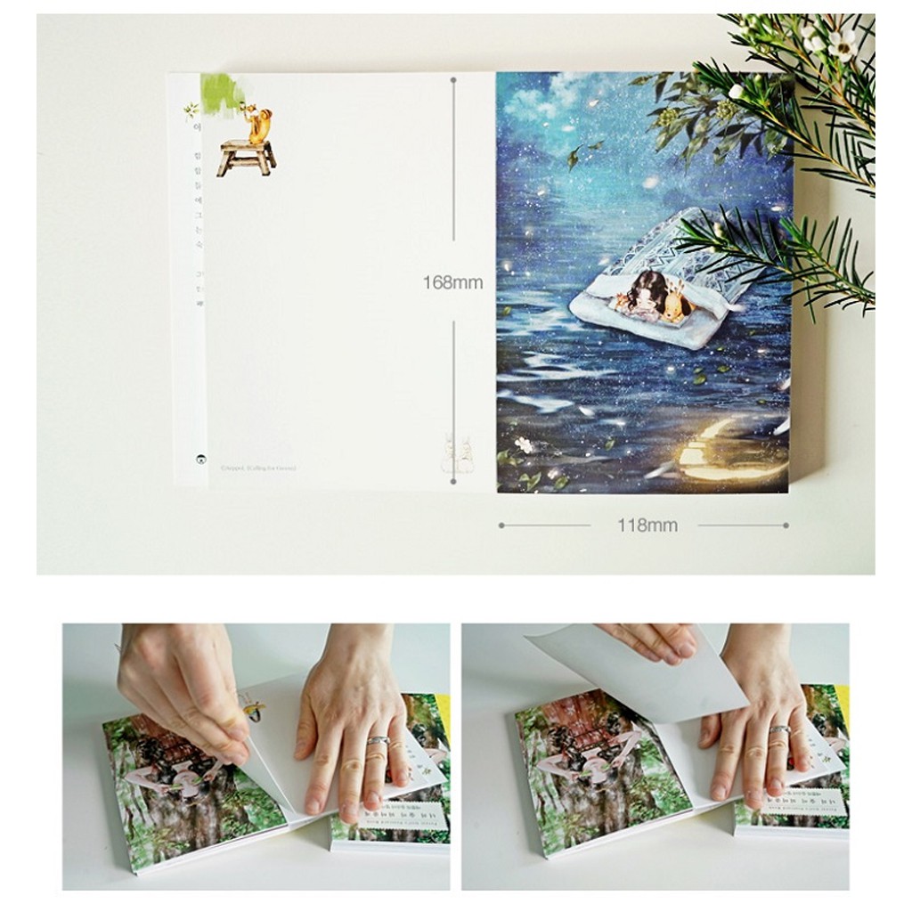 

Terlaris ✨ - [AEPPOL] Forest Girl's Postcard Book3.1.23