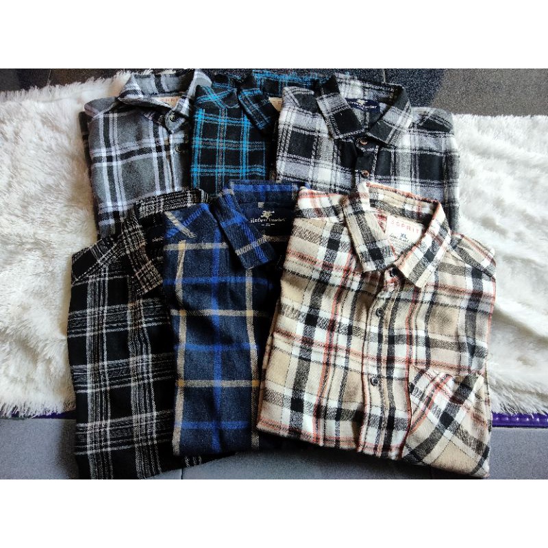 FLANEL UNISEX UKURAN L-XL