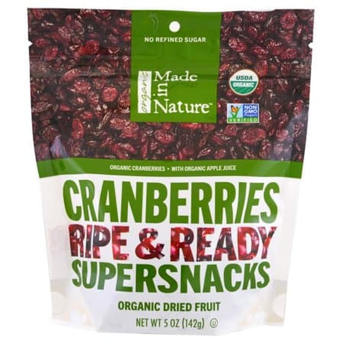 

Made in Nature Cranberries Ripe & Ready Supersnacks 142g / Dried Fruit