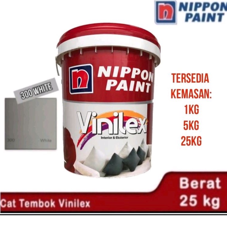 Jual Vinilex 25 Kg Interior Exterior Cat Tembok Pail Putih White 25kg Shopee Indonesia 6820