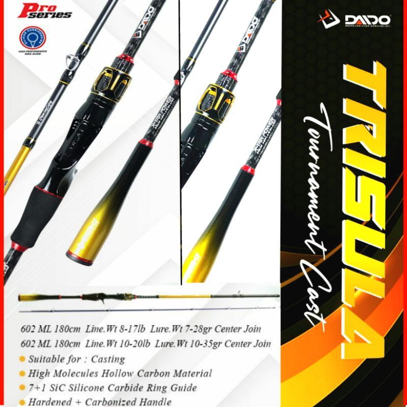 Joran Galatama Daido Trisula Tournament 165 180 Carbon Solid Spinning