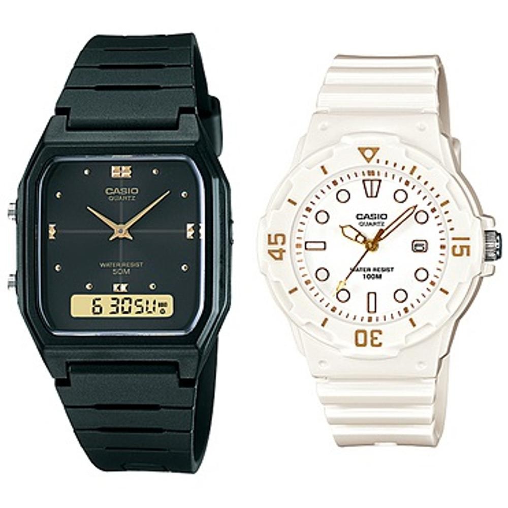 Jam Tangan Casio Original Couple Pria Wanita AW 48HE 1A LRW 200H 7E2 Harga Sepasang