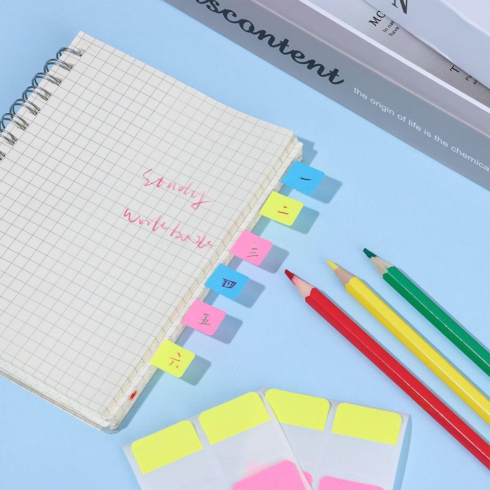 Nanas 10lembar Sticky Notes Colorful Paster Sticker Writable Clipboard Memo Pad Tag