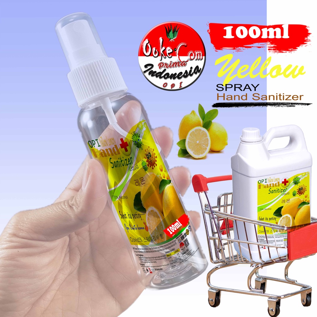 hand sanitizer 1 liter cair varian wangi terbaru cepat menyerap dan tidak lengket berizin OPI Hand Sanitizer Cair sudah ada izin edar resmi by Oke sabun suplayer