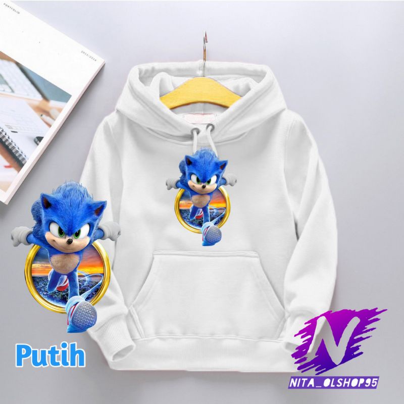 hoodie sonic movie hoodie anak sonic