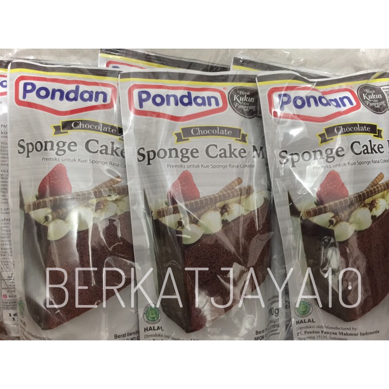 Pondan Sponge Cake Mix Pouch Chocolate Flavour 200gr