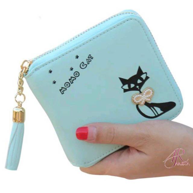 DOMPET MOMO CAT - Dompet lipat wanita