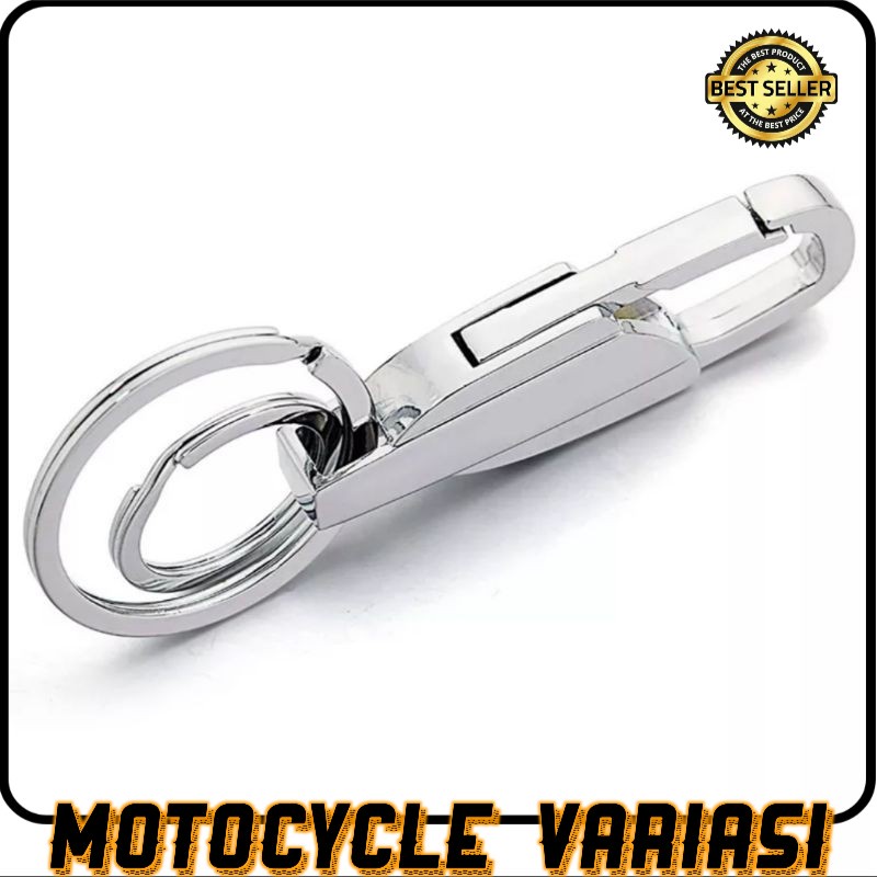 Gantungan Kunci Stainless Carabinal HONDA PCX ADV VARIO BEAT SCOOPY CB150R MEGAPRO CBR150RR Forza [COD]