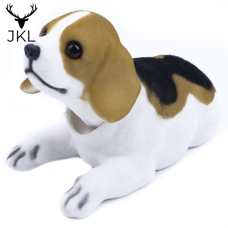 Jkl Mainan Pajangan Dashboard Mobil Bentuk Anjing Beagle Kepala