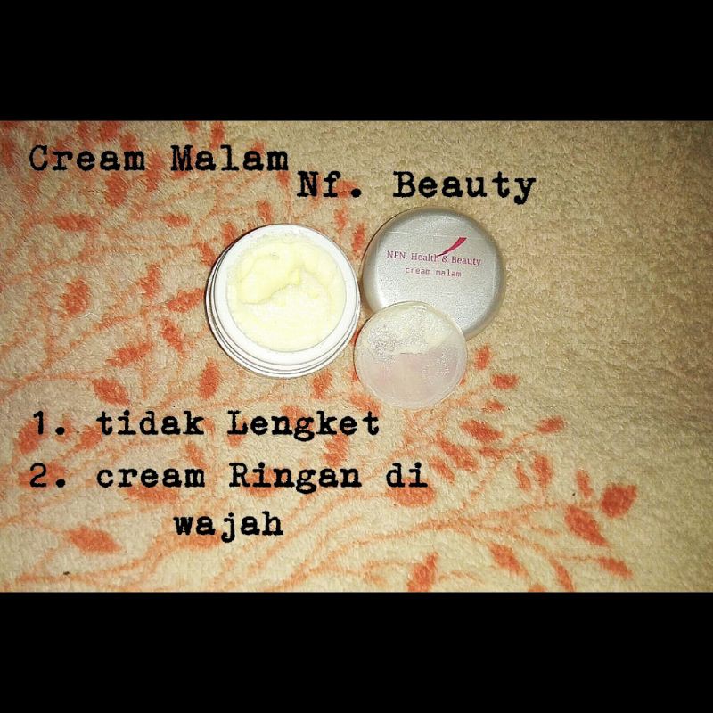 cream malam NF beauty