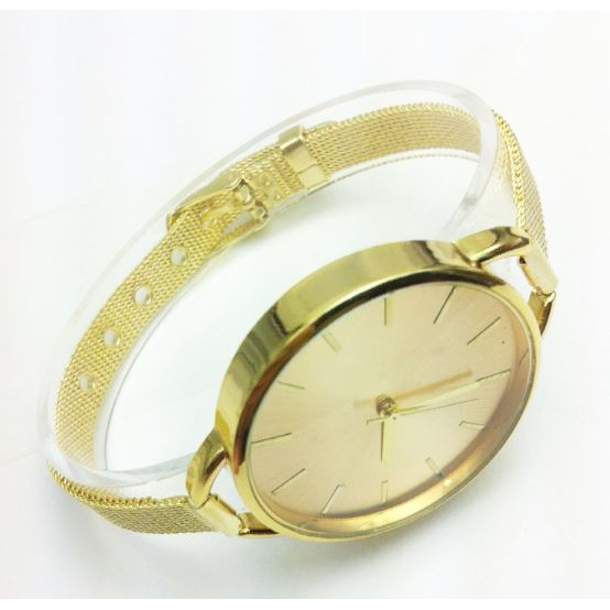 jam tangan fashion retro wanita warna emas gold women watch (1J1) jwa025