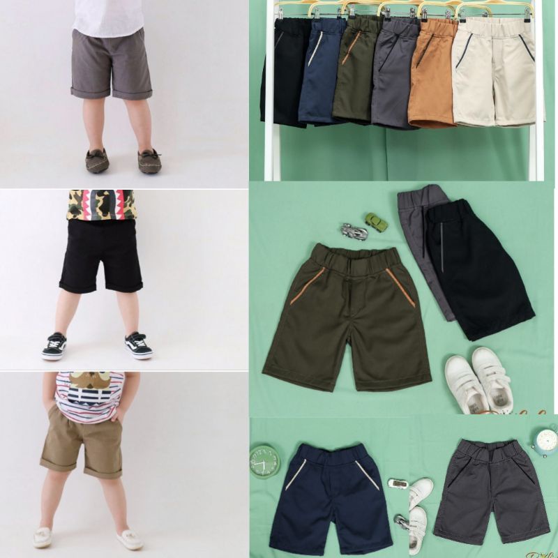 Celana Chino Anak pendek size 1-14 tahun Celana Chino Anak Laki Laki pendek Celana Chino Pendek Anak