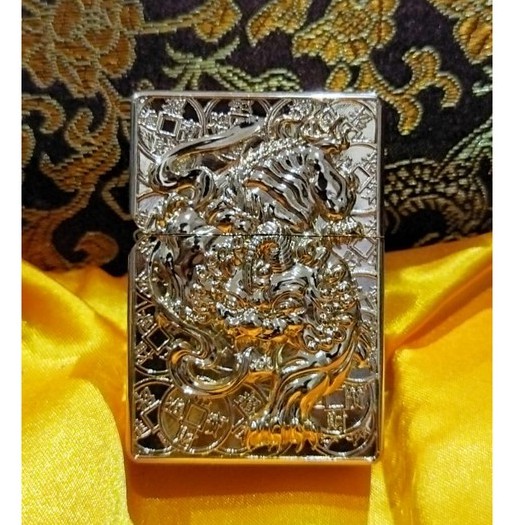 Korek api zorro orginal Serigala emas 5 sisi Heavy Armor original lighter zorro