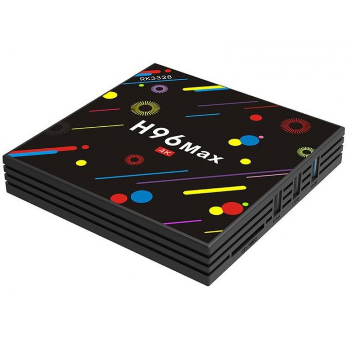 H96 MAX PLUS Android 8.1 Smart TV Box 4K Ultra HD - RAM 4GB ROM 32GB OLB3413