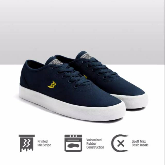 Geoff Max - Ethan Navy White |sepatu pria