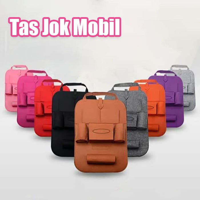 Car seat Organizer Tas Mobil Multifungsi Dipasang Dibelakang Jok - Tas Jok Mobil Car Seat Organizer Multifungsi