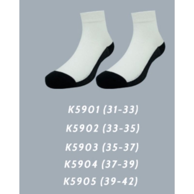 Kaos kaki anak sekolah Sorex K 5903 untuk uk sepatu 35-37