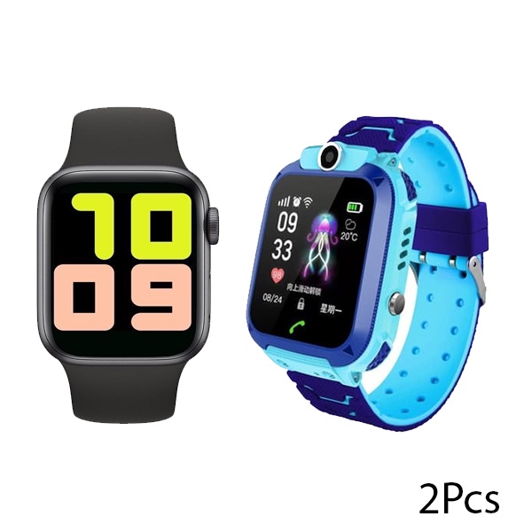 Dennos T500 Bundling W33 Smart Watch Jam Tangan Bluetooth Sport Fitness Pedometer