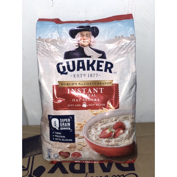 

Quaker Instant Oatmeal 1.2kg Malaysia Original