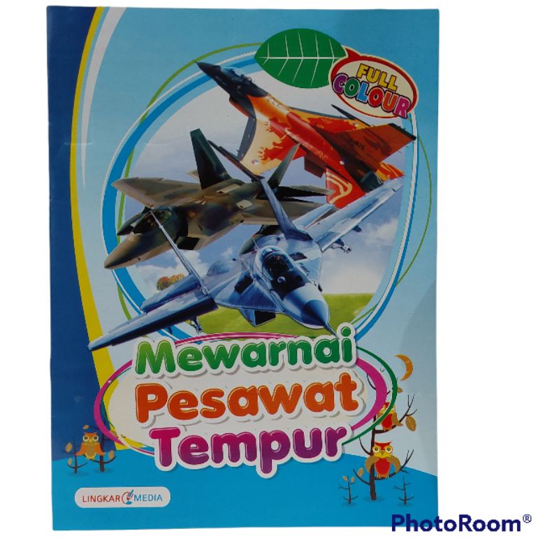 Buku Mewarnai Anak Ukuran Besar Kertas HVS Full Colour - GM