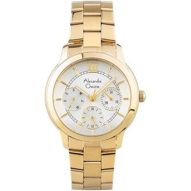 Jam Tangan Wanita Alexandre Christie AC 2815 BF Gold