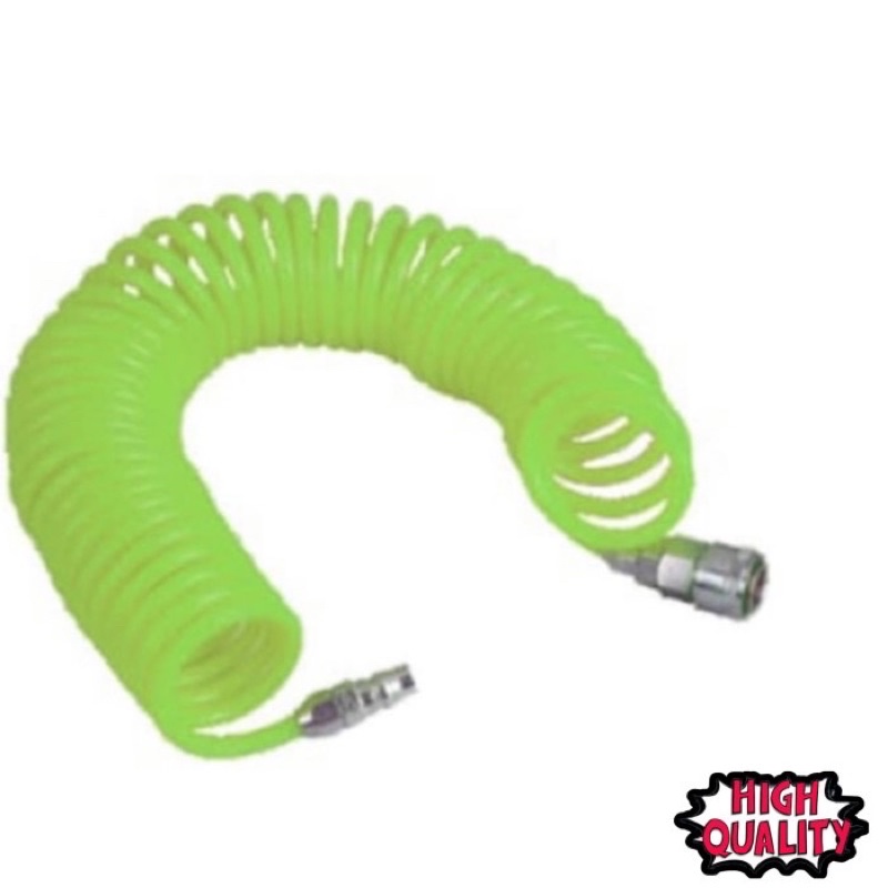 RECOIL MASSAKI 9meter Selang angin spiral / Selang angin kompresor 9 meter (Selang recoil)