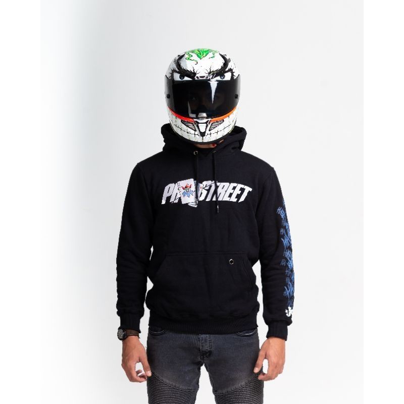 HOODIE | PROSTREET | JOKER | ORIGINAL | BLACK | NEW | HITAM-XL