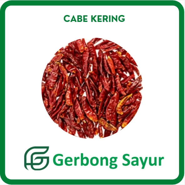 Cabai Kering - Cabe Kering - 1 ons