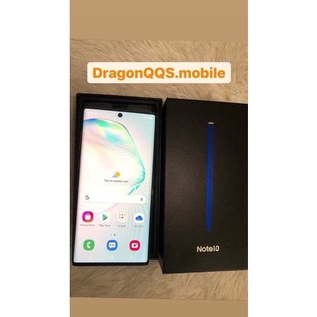 Samsung Note 10 Aura Glow 8GB/256GB SEKEN ORIGINAL MULUS