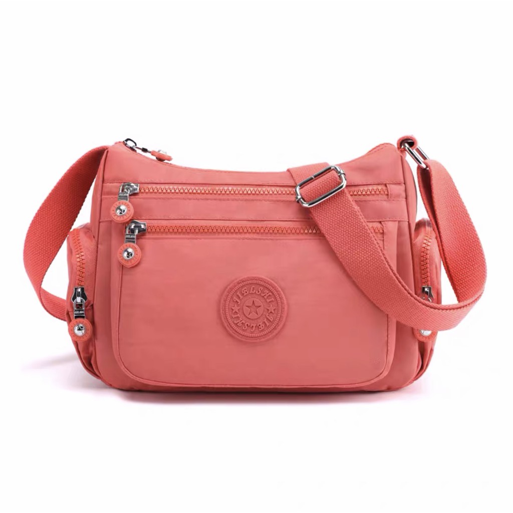 Tas Wanita Import Jinjing dan Selempang JIELANGSHI JIELSHI JLS9905 9905 Kipling Bahan Parasut Kualit