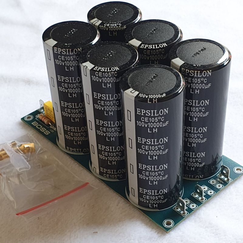 Kit PSU 6 ELCO EPSILON 10000uf 100V Ori Dioda Sisir