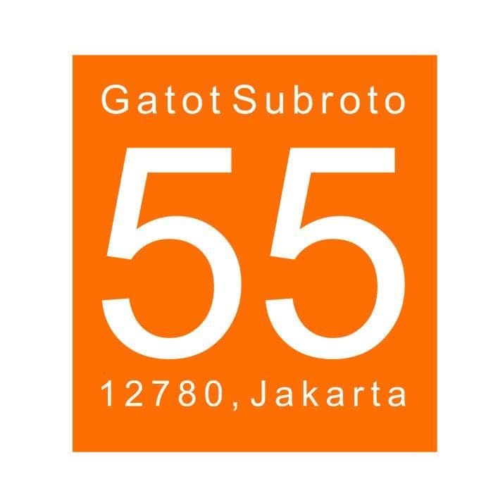 

JUAL MURAH Stiker Nomor Rumah Jalan Kode Pos Cutting Sticker Custom / Nomer - Hijau