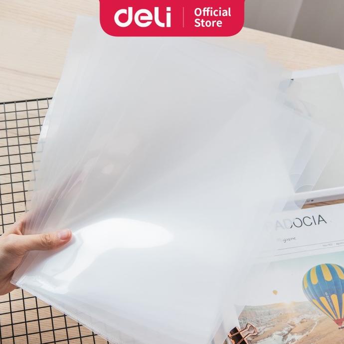 

BISA BAYAR DITEMPAT Deli E5707 Map L A4 Clear Holder / Display Book (Asst.) 100 Pcs PROMO Kode 127