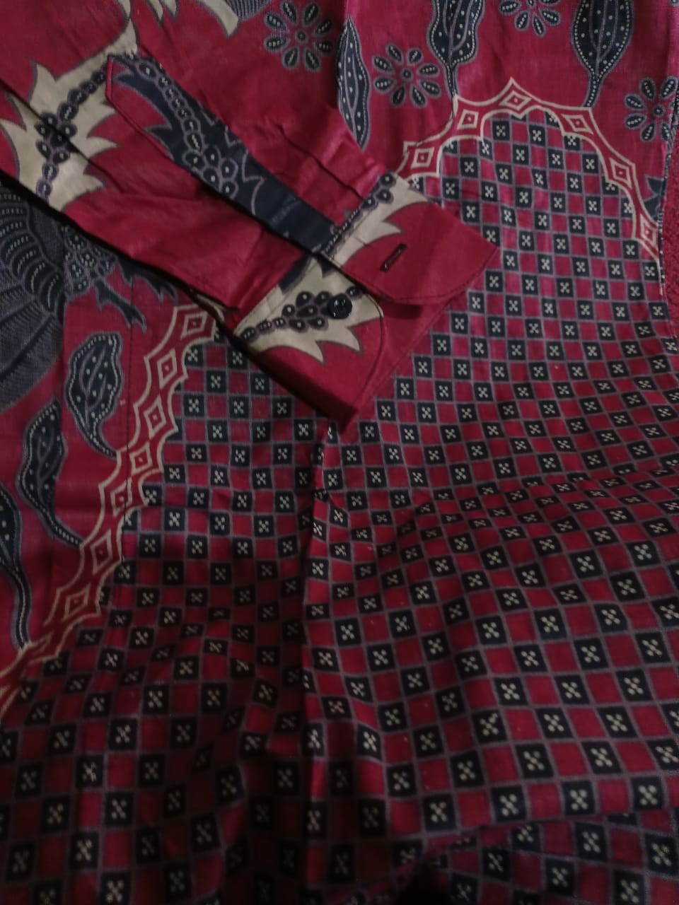 Agrapana Baju Batik Pria Lengan Panjang Batik Premium Kemeja Batik Pria Lengan Panjang Modern Rajata