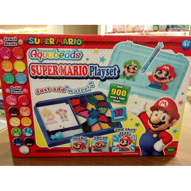 aquabeads super mario playset