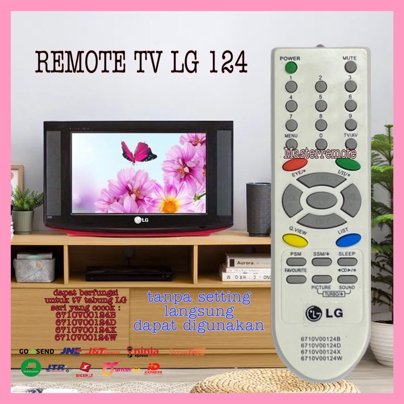 Remot TV Tabung LG 124BDXW Original Slim
