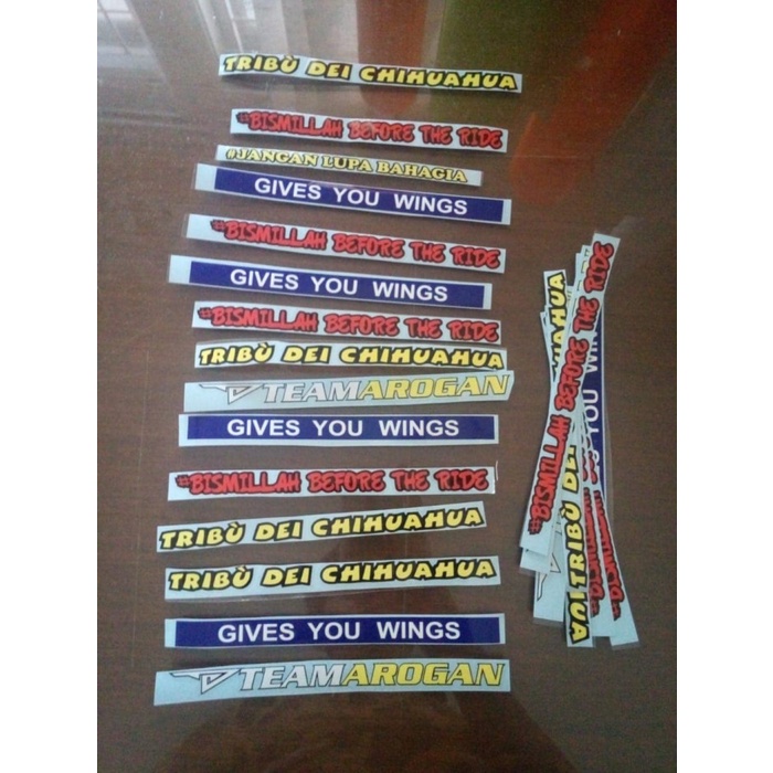Sticker Custom Helm Motor TERMURAH