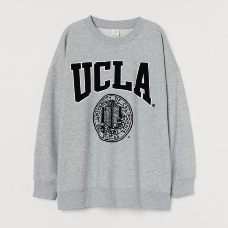 HM UCLA MISTY GREY SWEATSHIRT