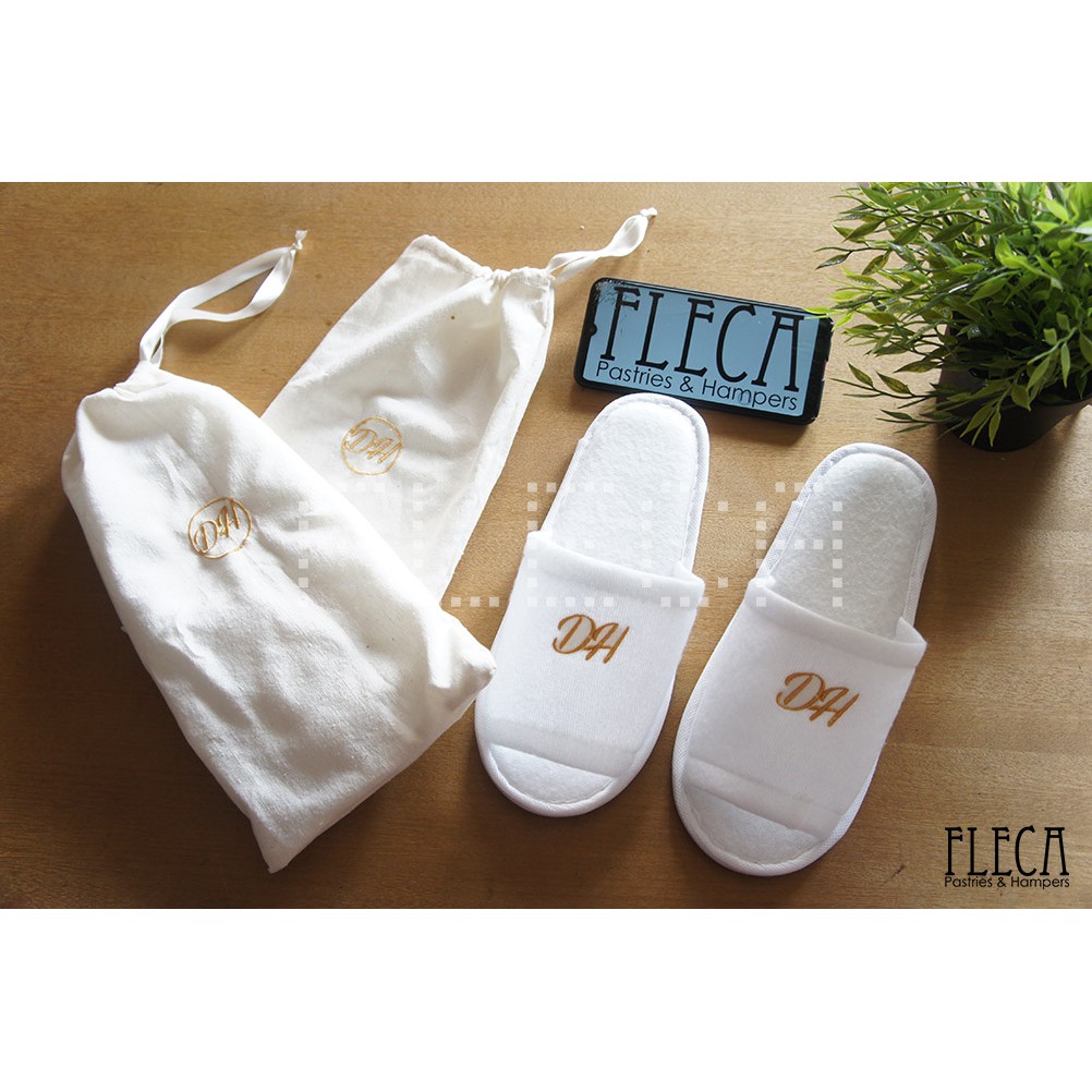SANDAL KAMAR SLIPPER SOUVENIR CUSTOM COUPLE TEBAL BERKUALITAS BAHAN HANDUK