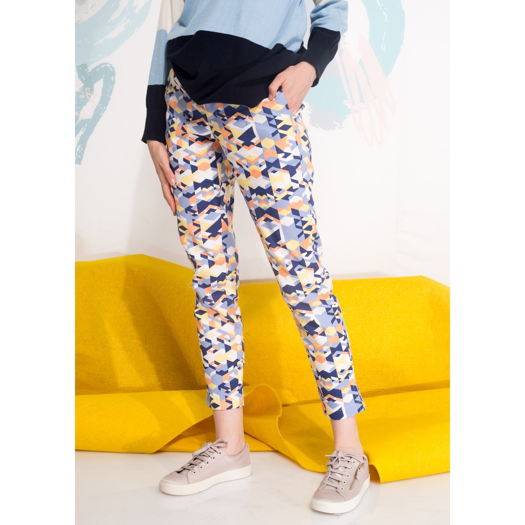 

Aleza Sean Pants Geo Yellow