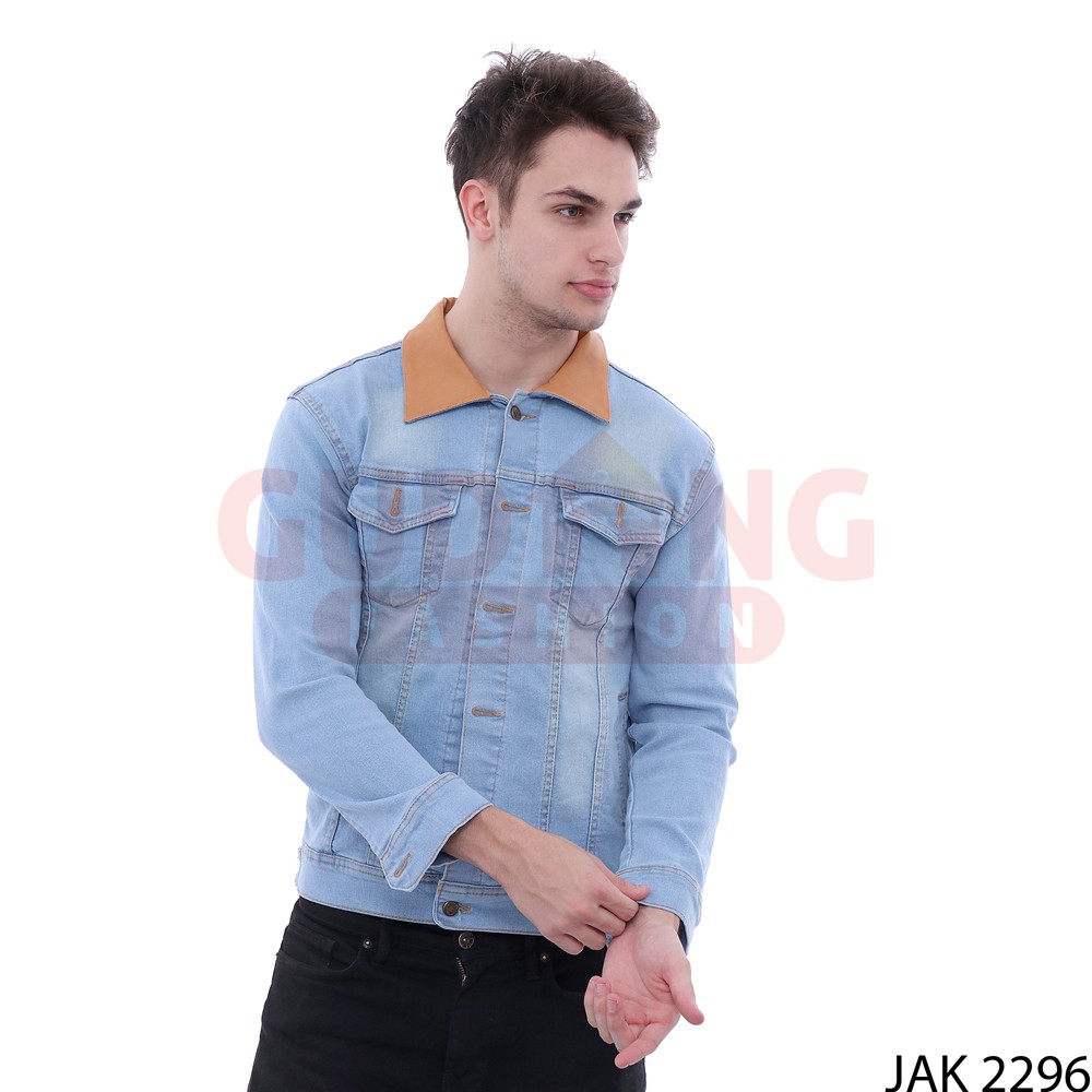 Jaket Denim Keren Casual Pria Banyak Warna - JAK (COMB)