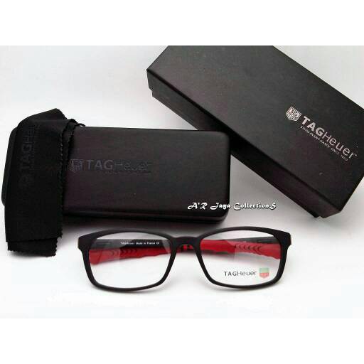 Frame Kacamata Tag Heuer Sporty Merah