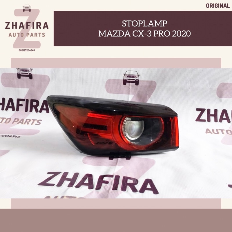 Stoplamp Lampu Belakang Stop Lamp Rem Mundur Mobil Mazda CX 3 CX3 CX-3 Pro 2019 2020 2021 Original