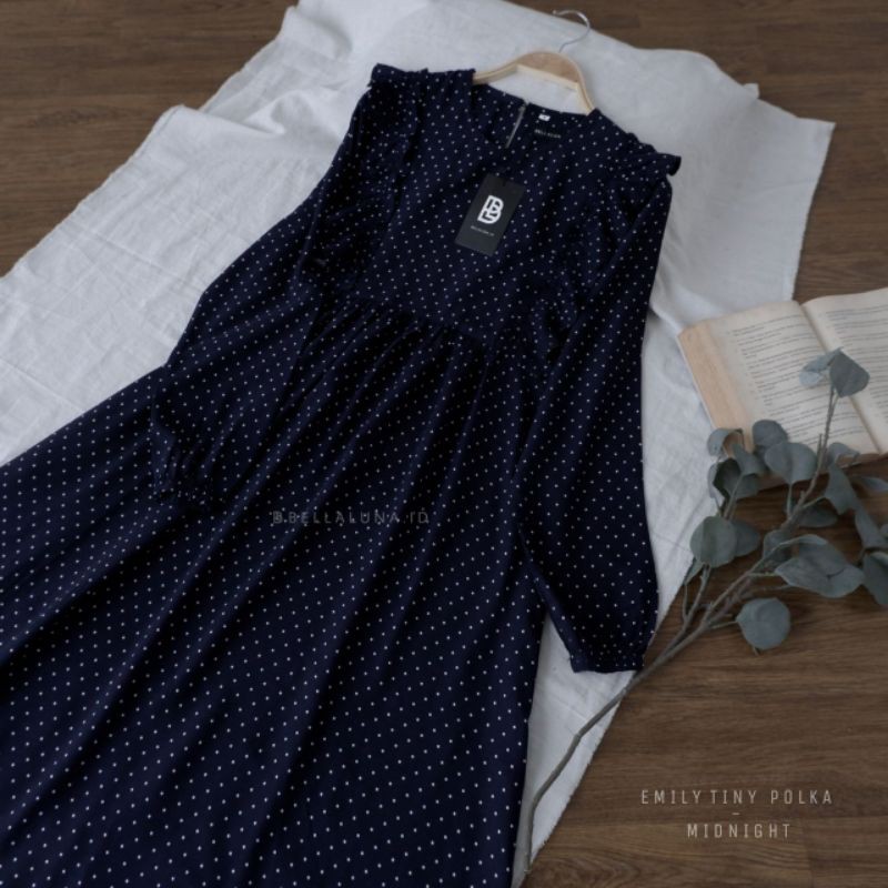 Emily Dotty warna Navy