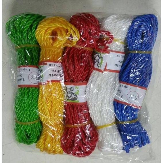 

Tali plastik 5 mm ikatan warna campur BESTSELLER