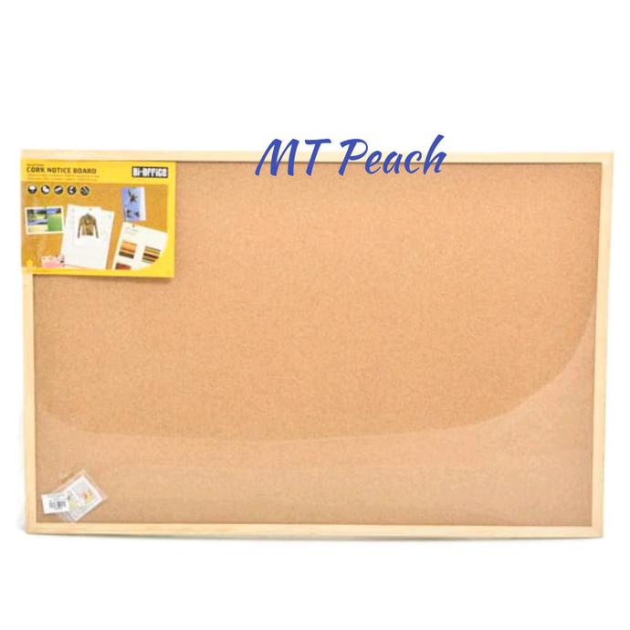 

[COD] BI-SILQUE CORK BOARD 90X60 CM TERBATAS Kode 757