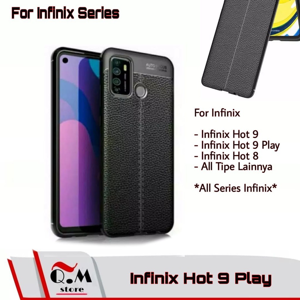 PROMO Case INFINIX Hot 9 Play Hot 9 Hot 8 Softcase Auto Focus Leather High Quality Premiun