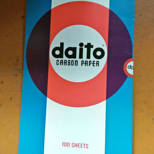 

Daito carbon paper / alas pita mengetik ukuran folio