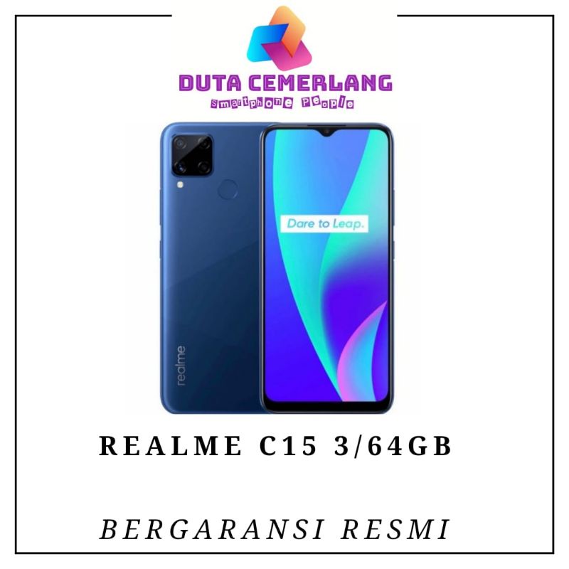 Realme C15 3/64GB Garansi Resmi